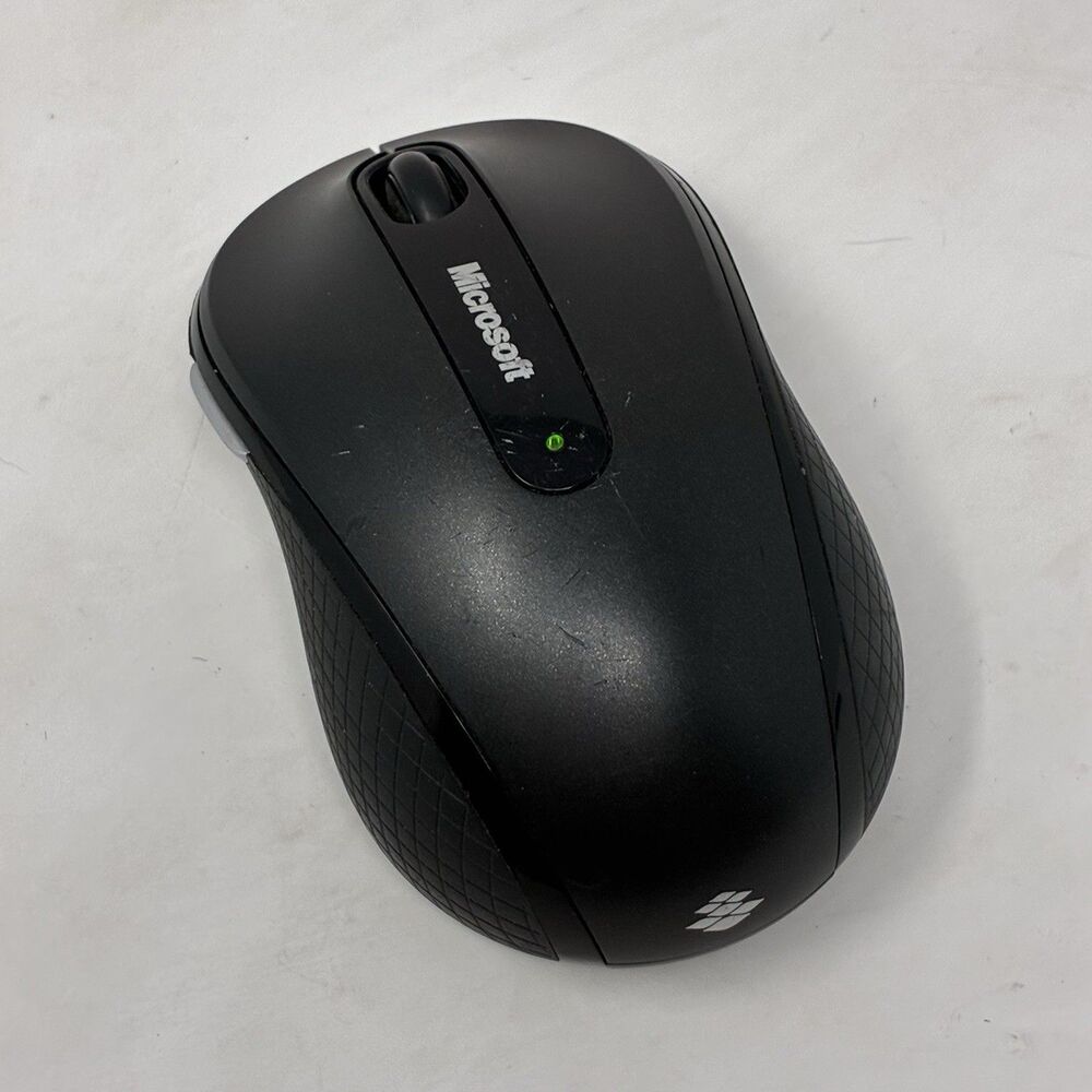 Microsoft Wireless Mobile Mouse 4000 Black With Dongle Model 1383 Tested & Works